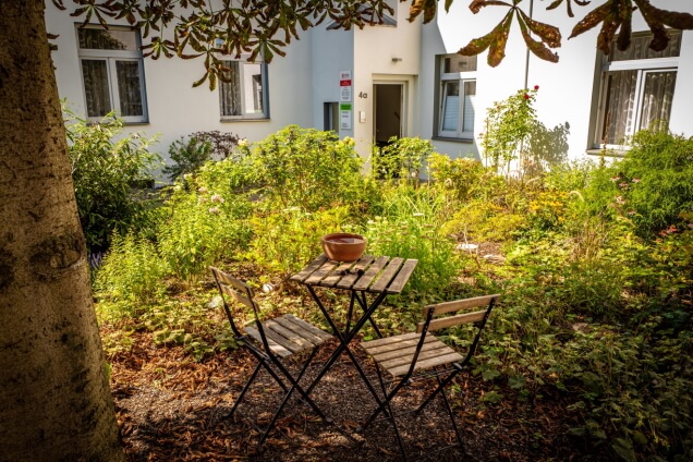 Hauseingang zur Eduard-Bilz-Str. 4a, 01445 Radebeul